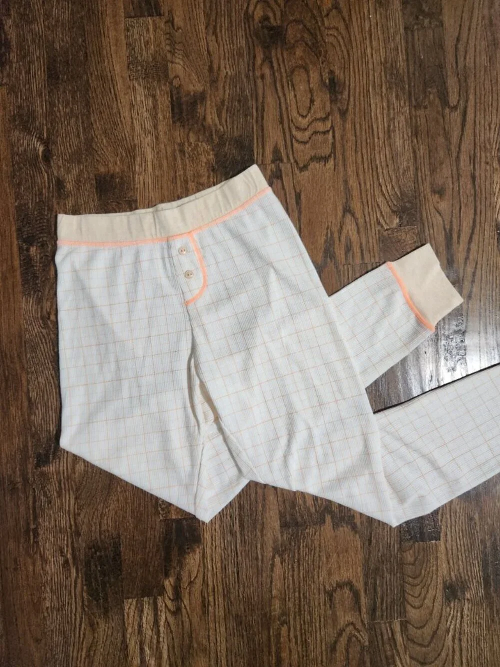 Free People Intimately Chill Evening pajama set ivory combo size XS/S